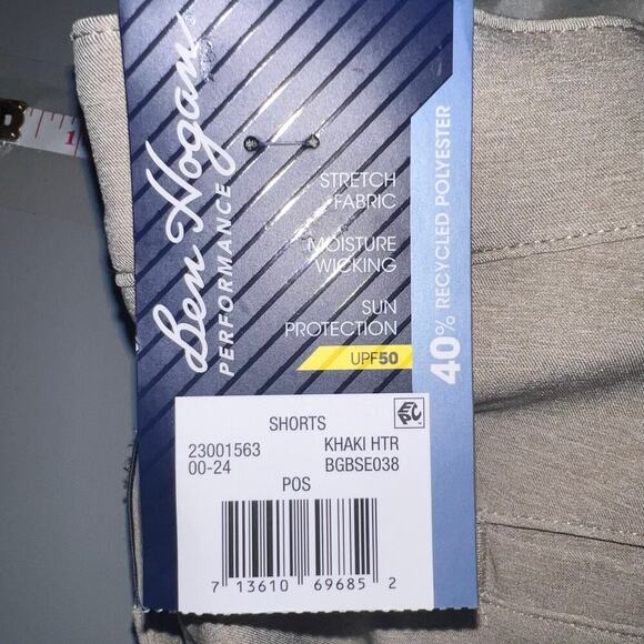 Ben Hogan men’s 44 UPF 50 stretch moisture wicking performance golf shorts NEW - Picture 4 of 6